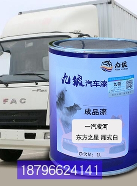 九狼一改汽凌色河东方之星白城市之星白桔红一补漆汽通用金铃白色