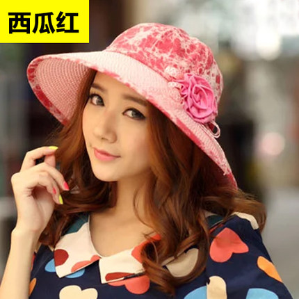 卓朵帽子 女 夏天 韩版遮阳帽 太阳帽 沙滩帽 大沿帽防晒帽 草帽