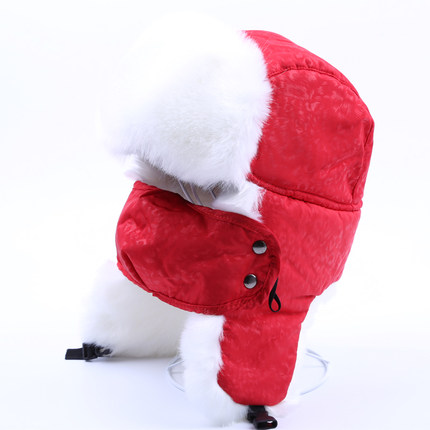 男士冬季雷锋帽棉帽子女冬韩版潮帽子冬天口罩帽加厚保暖护耳帽子