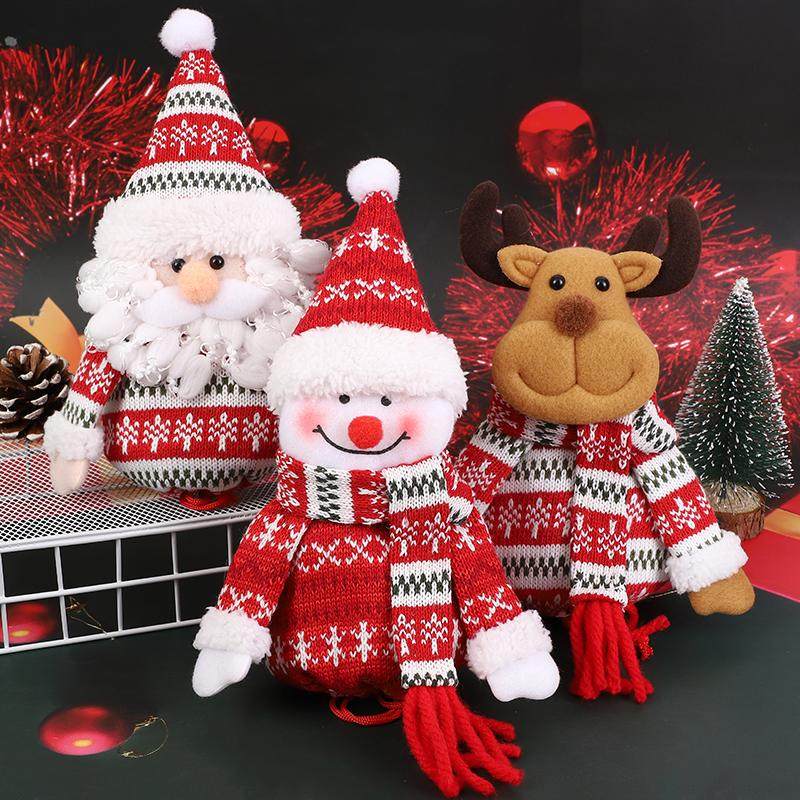 圣诞节礼物袋针织苹果袋老人雪人公仔手提袋儿童圣诞礼品袋糖果袋,节庆用品/礼品,圣诞礼品,淘宝优惠券,粉丝福利购,淘宝优惠卷