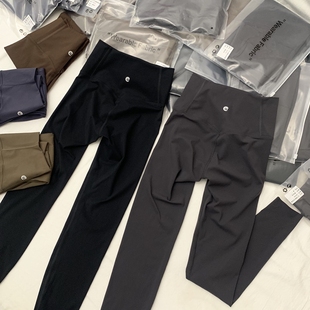 外穿瑜伽裤 打底裤 6537 女春秋季 吾馨裸感无T线高腰提臀收腹鲨鱼裤