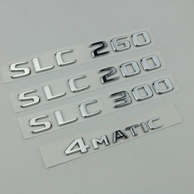 适用于奔驰SLC200 SLC260 SLC300 SLC43改装车标字标后尾标志车贴