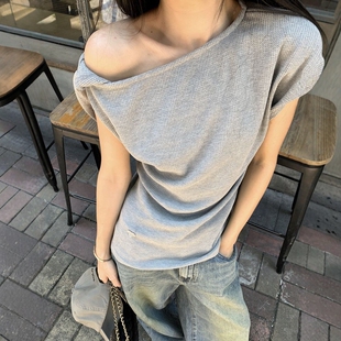 健身女孩夏季瑜伽服速干短袖显瘦透气训练跑步上衣华夫格运动T恤