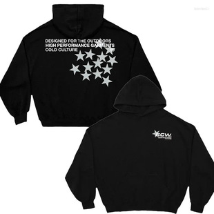 码通男女潮新款连星星印花亚马逊帽卫帽衣款欧牌亚马衫卖同衣连卫