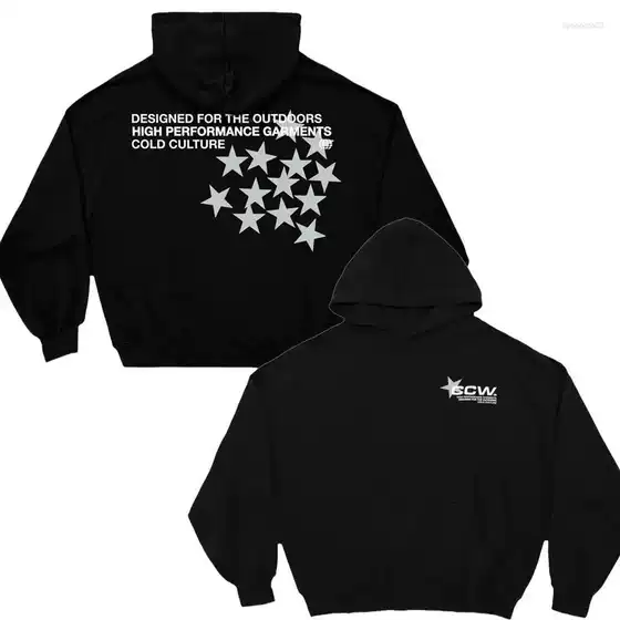 Yatong Unisex Trendy New Style with Star Print Amazon Hoodie Sweatshirt European Brand Amazon Shirt Same Style Hoodie