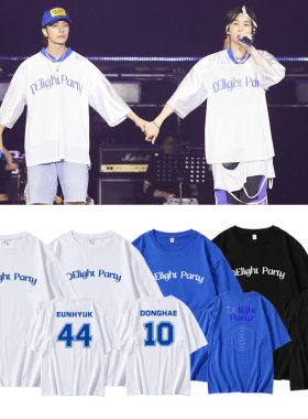 SuperJunior D&E演唱会银赫李东海DElightParty同款短袖衣服T恤