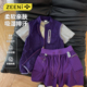 ZEENI 运动套装 吸湿排汗抗菌短袖 速干衣女防泼水马甲外套休闲短裤