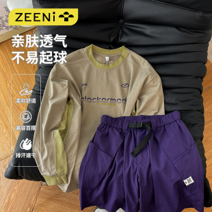 轻户外跑步登山通勤运动套装 ZEENI 亲肤透气排汗速干衣女休闲短裤