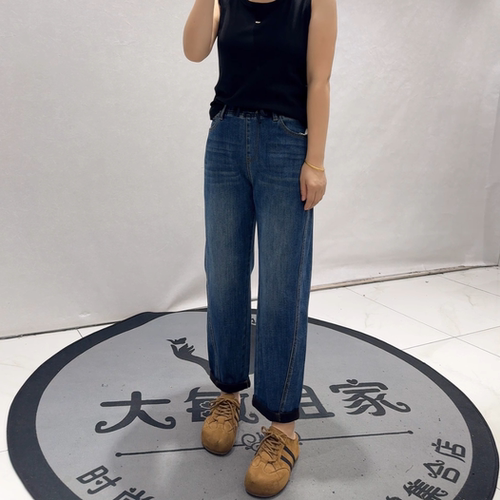 柏菲蒂秋冬新款大码显瘦牛仔裤子