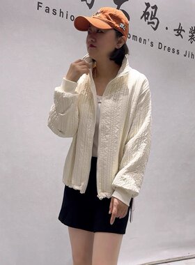 女权贵族秋冬新款大码薄棉服外套