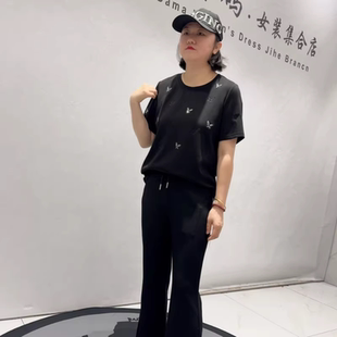 T恤加大码 1831女权贵族夏季 新款 欧货短袖 胖妹妹百搭显瘦上衣 女装