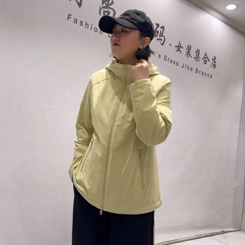 天娇一生水初冬款大码二棉服外套