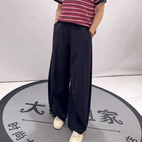 天娇一生水夏新款大码显瘦弯刀裤