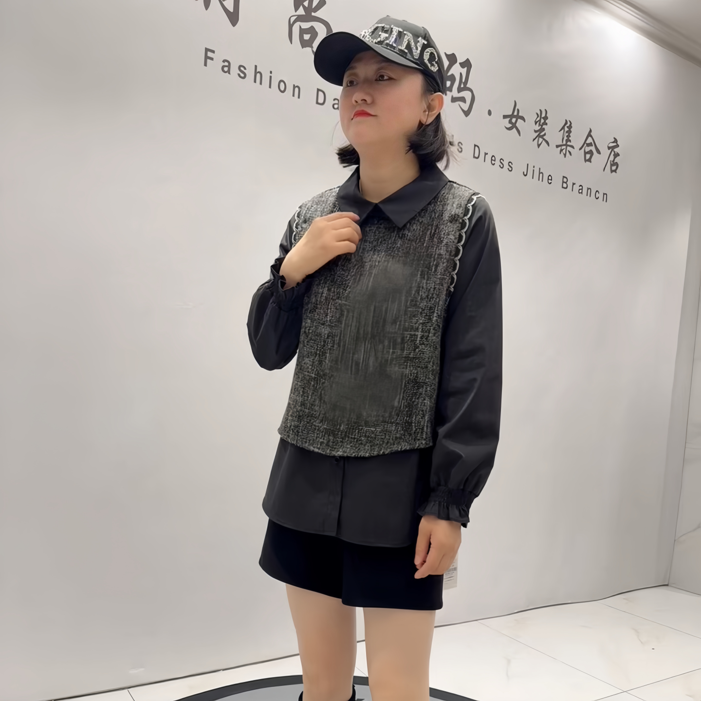 女权贵族冬季新款大码欧货衫衬衫