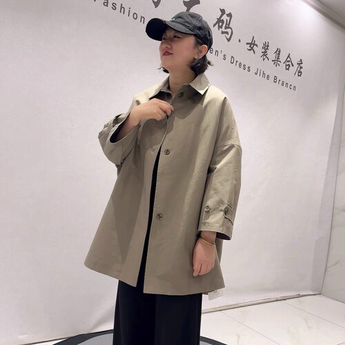 天娇一生水秋冬新款大码个性外套