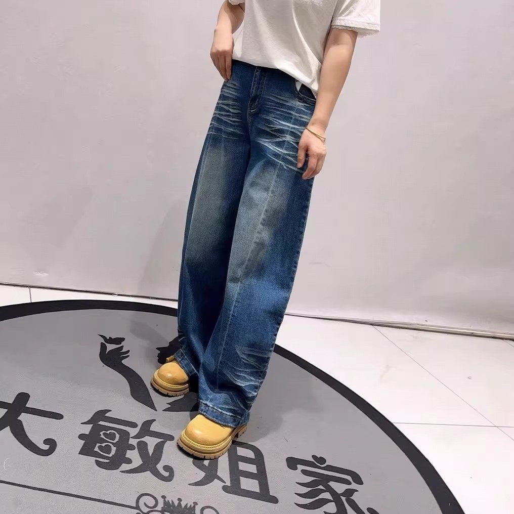 豪雅依绣9907春季新款欧货牛仔裤加大码女装胖妹妹百搭显瘦弯刀裤,女装/女士精品,常规大码外套,淘宝优惠券,粉丝福利购,淘宝优惠卷