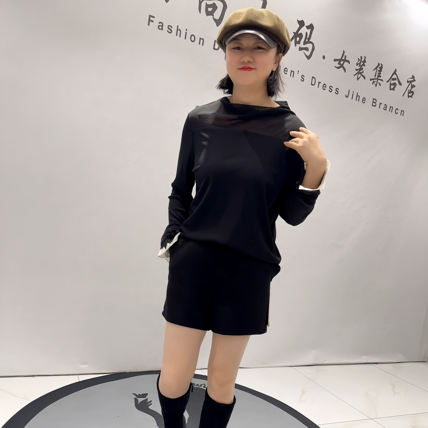 芮娜依莲年货新款大码气质打底衫