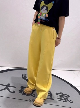 豪雅依绣25008年货新款欧货女裤加大码女装胖妹妹卫裤显瘦弯刀裤