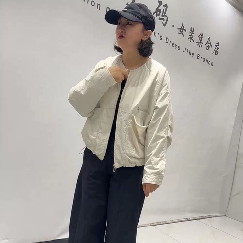 天娇一生水秋季新款大码薄棉外套