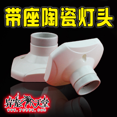耐高温陆龟箱爬宠箱陶瓷灯座爬虫