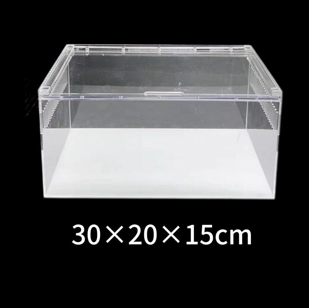 亚克力饲养箱爬宠豹纹守宫角蛙盒蜥蜴饲养套装宠物蛇蜘蛛蝎子甲虫