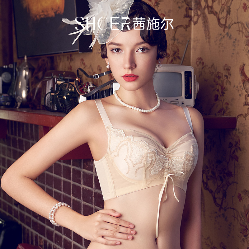 茜施尔甜美性感抹胸式调整型内衣