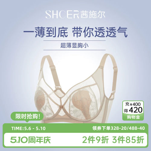 茜施尔大胸显瘦显小文胸