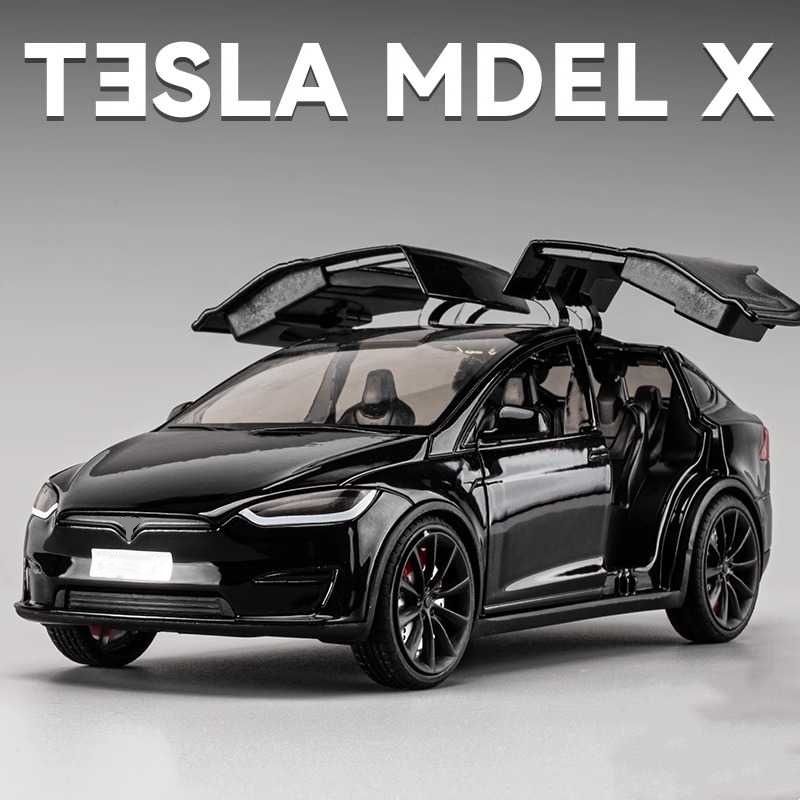 爆款特斯拉ModelX合金车摆件批发