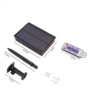 太阳能板led彩灯灯串插电控制器装饰灯配件变压器光伏板