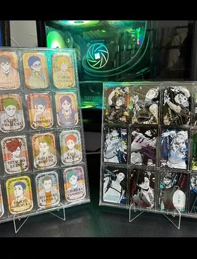 排球少年jf麻将收纳盒烫金方展示架方吧唧展示框全职高手吧唧收纳