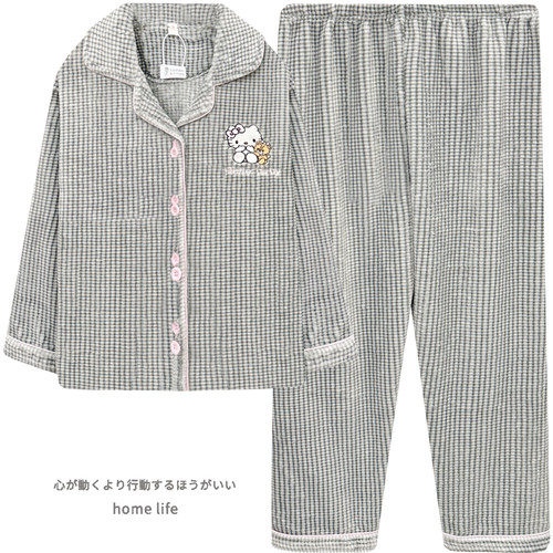 HelloKitty睡衣女冬季保暖家居服