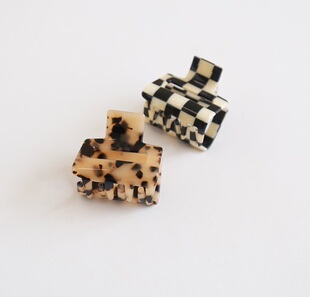 顶楼周锡京同款~复古醋酸鲨鱼夹发抓发饰抓夹盘发后脑勺发卡网红