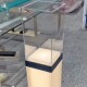 亚克力落地充电发光展示柜玉器陶瓷珠宝展示可拆卸透明罩高清防尘