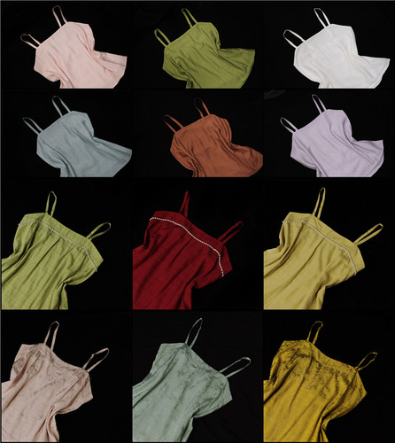 西辞记汉服吊带含棉舒适透气改良纯色宋制打底春夏秋百搭白菜宋抹