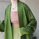 【一叶暴富--天丝提花飞机袖】西辞记宋制汉服对襟短衫日常春夏女
