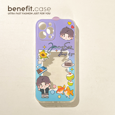benefit动漫jimmysea吉米小卡周边适用苹果15promax手机壳新款华为mate60pro硅胶nova12防摔p60女荣耀x50外壳