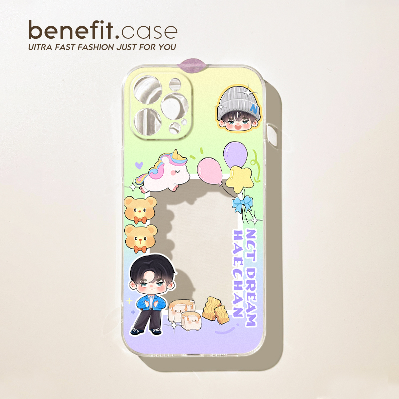 benefit可爱nctdream李东赫小卡周边适用苹果15promax手机壳新款vivox100硅胶x60防摔s18透明女iqooneo9外壳