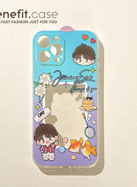benefit动漫jimmysea吉米海小卡周边适用苹果15promax手机壳新款小米14硅胶红米k70防摔vivox100女s18保护套