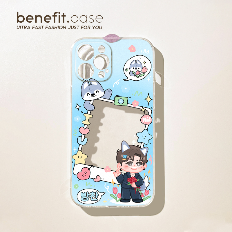 benefit可爱straykids方灿小卡周边适用苹果16promax手机壳iPhone13新款14promax硅胶12防摔11女xs/8plus外壳