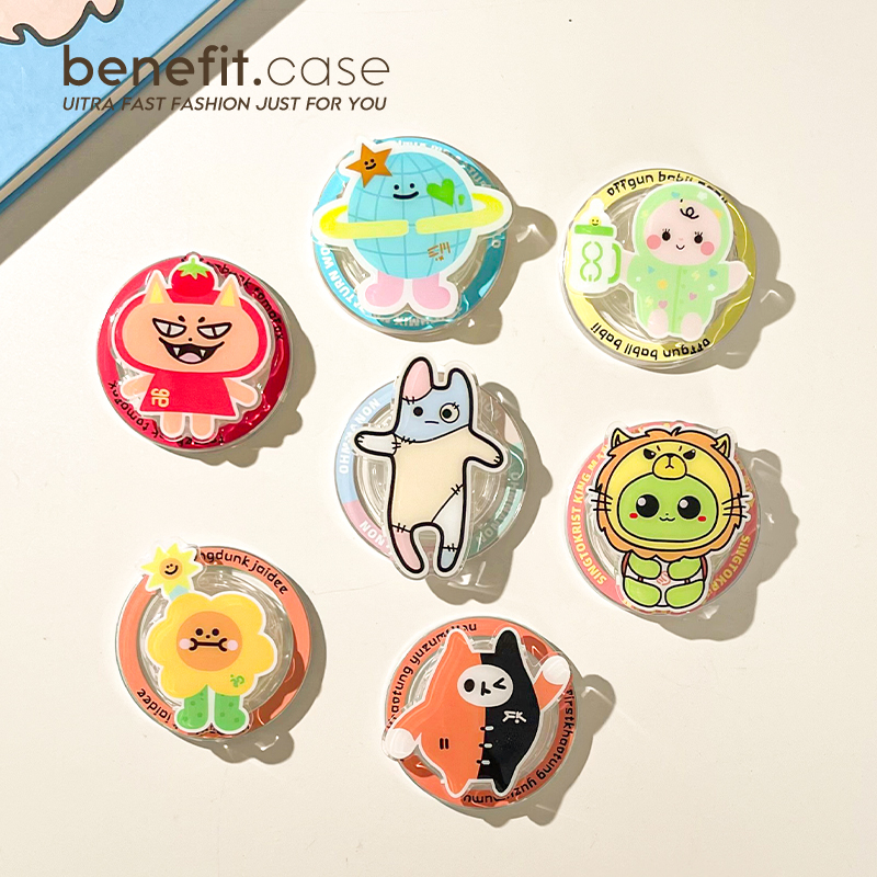 GMM玩偶周边大头磁吸支架强力吸附便携新款追剧手机支撑架