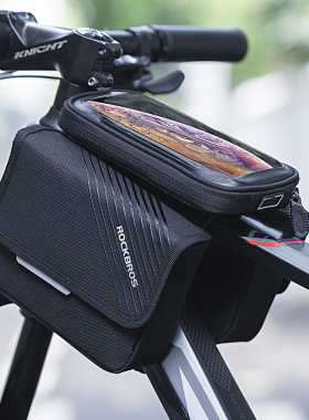 洛克兄弟自行车包手机触屏车前包上管包山地车马鞍包骑行装备配件