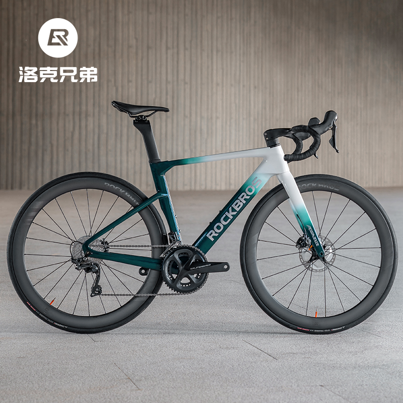 洛克兄弟公路车碳纤维碟刹弯把