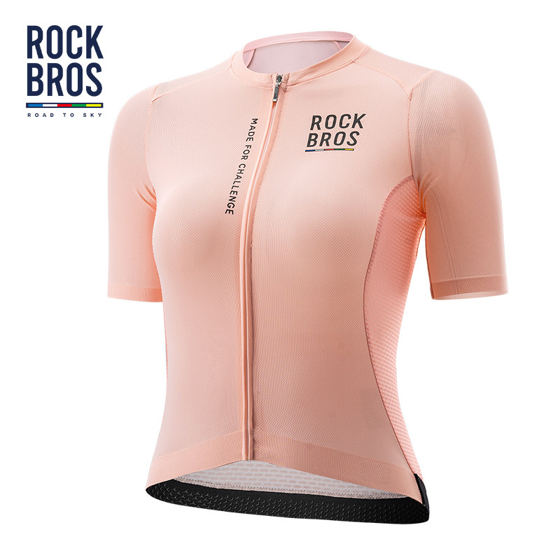 洛克兄弟天路系列骑行服速干排汗短袖上衣女款公路自行车服春夏季