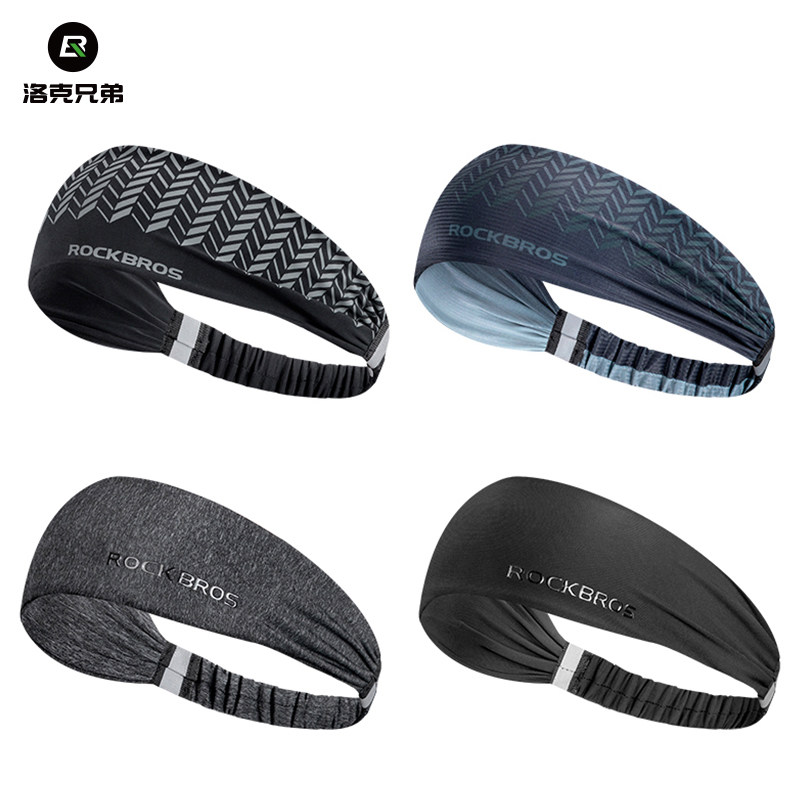 洛克兄弟运动发带吸汗头带男女潮止汗束发箍导汗夏季跑步篮球头巾