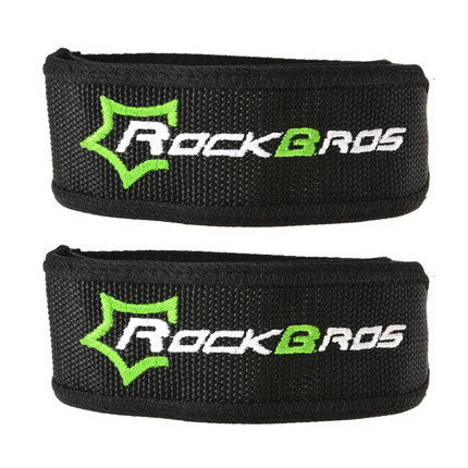 洛克兄弟死飞自行车脚踏板狗嘴套束带脚套绑带束脚带魔术贴 一对