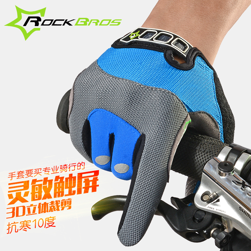 Gants de cycliste mixte ROCKBROS - Ref 2238237 Image 2