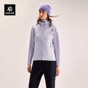 KAILAS凯乐石女款AC80连帽棉服户外运动徒步登山透气保暖外套