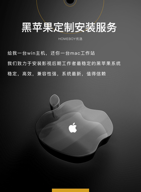 【Homeboy优选】黑苹果系统定制安装