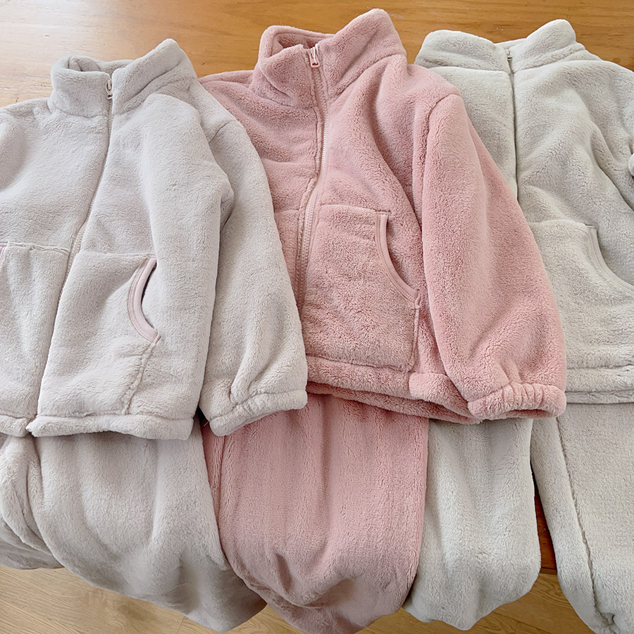 软乎乎～亲子可外出家居服套装冬季立领外套a类男女童保暖两件套,童装/婴儿装/亲子装,家居服套装,淘宝优惠券,粉丝福利购,淘宝优惠卷