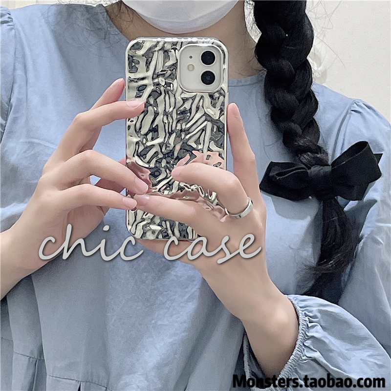 锡纸冷淡风手机壳苹果15